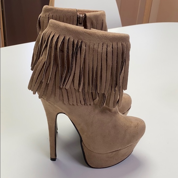 Fringe Ankle Boots - Picture 5 of 7